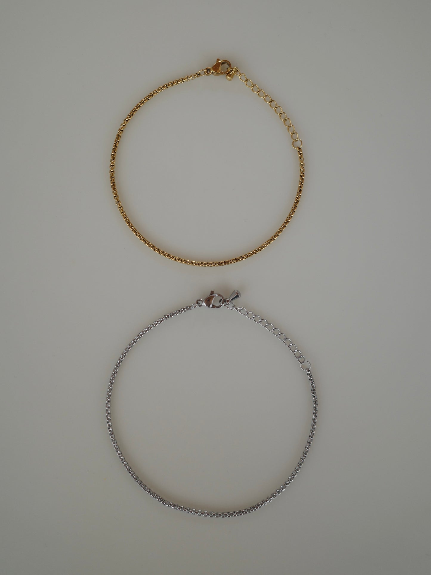 ［316L］Knit chain Bracelet (Silver)
