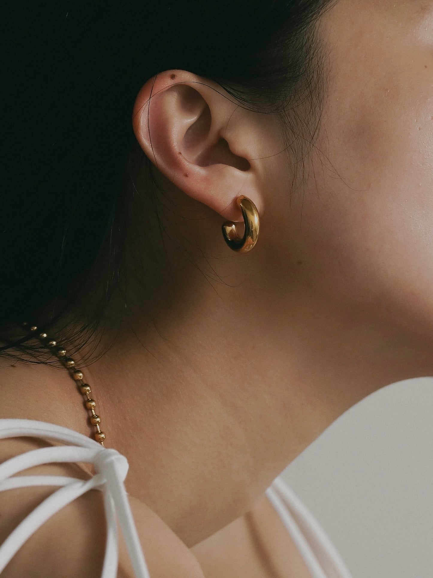 ［316L］C hoop Pierce (Gold)