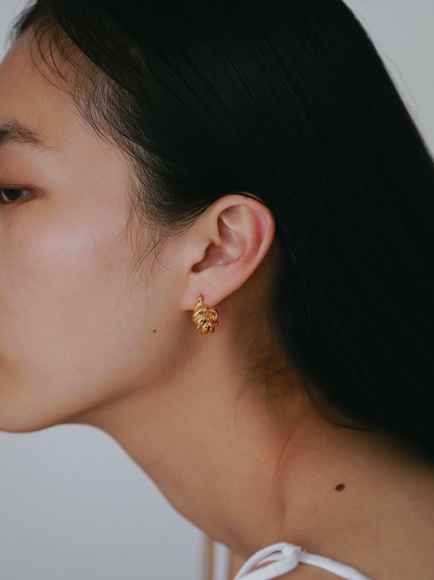 ［silver925］Screw Pierce (Gold)