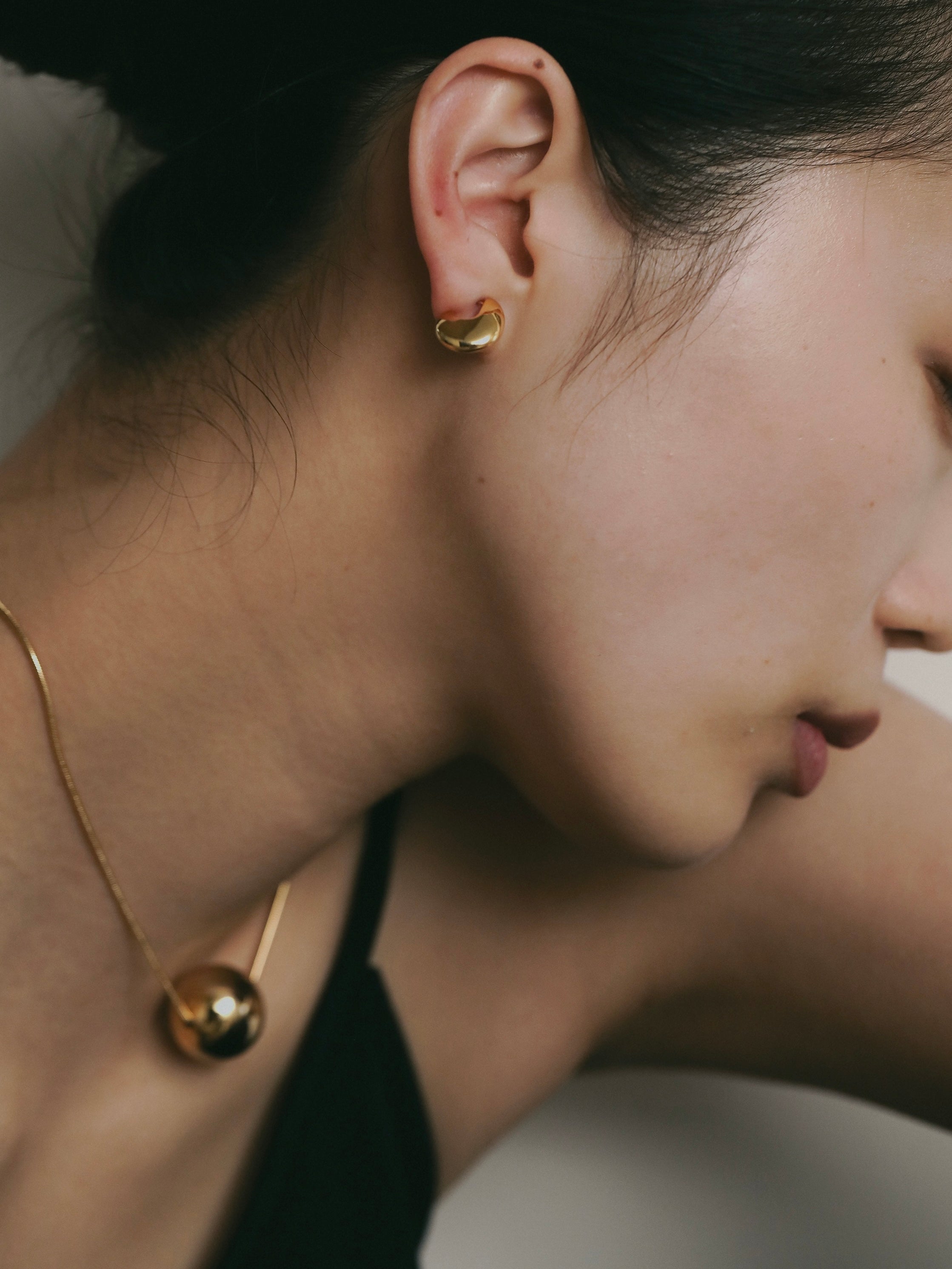 silver925］Soi Pierce (Gold) – TRES