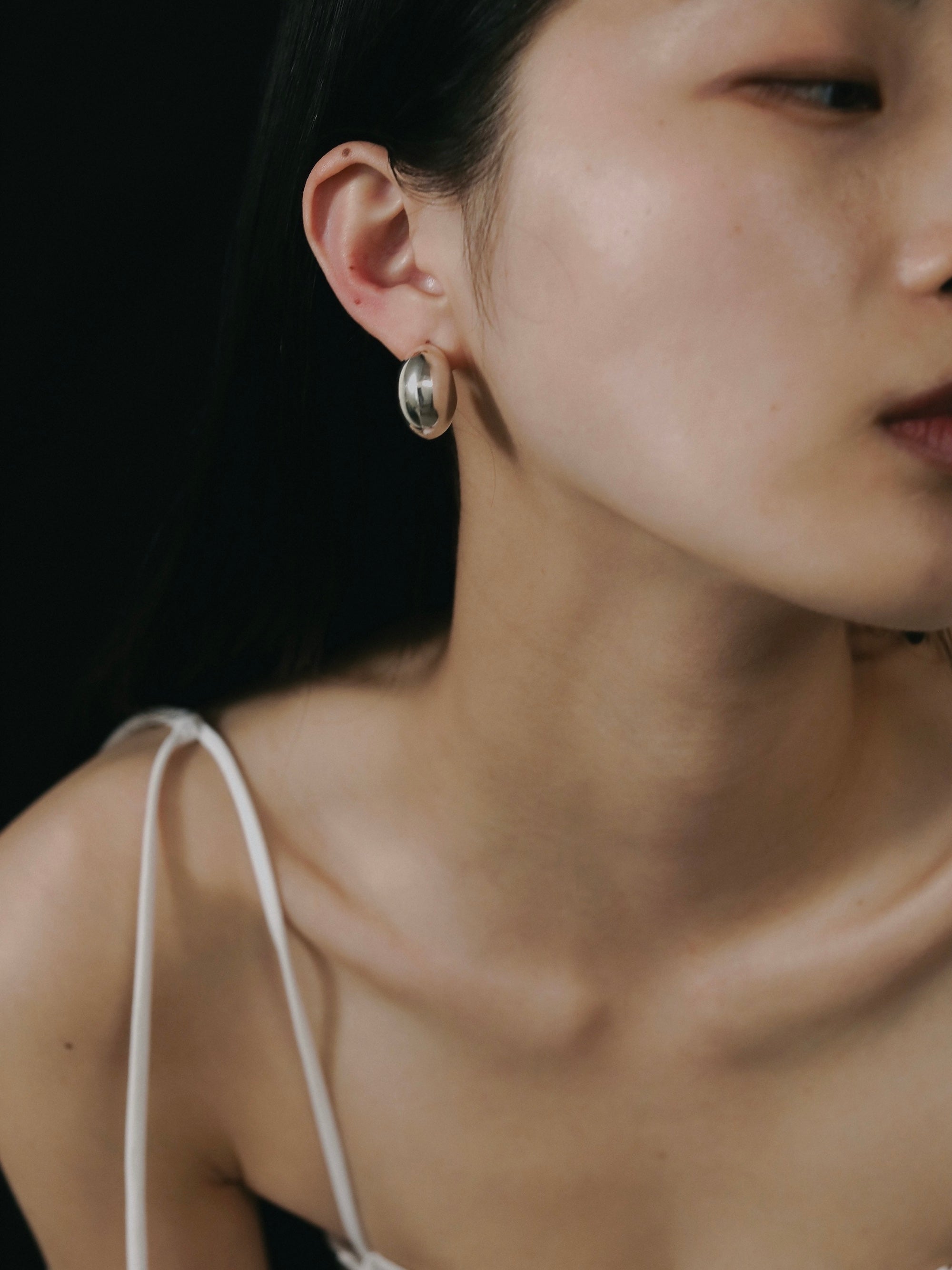 grm.mm ∞プロフ必読∞様♡14kgf アバロンとエメラルドピアス 14K Gold Filled】P4 立爪ピアス 2mmキュービックジルコニア