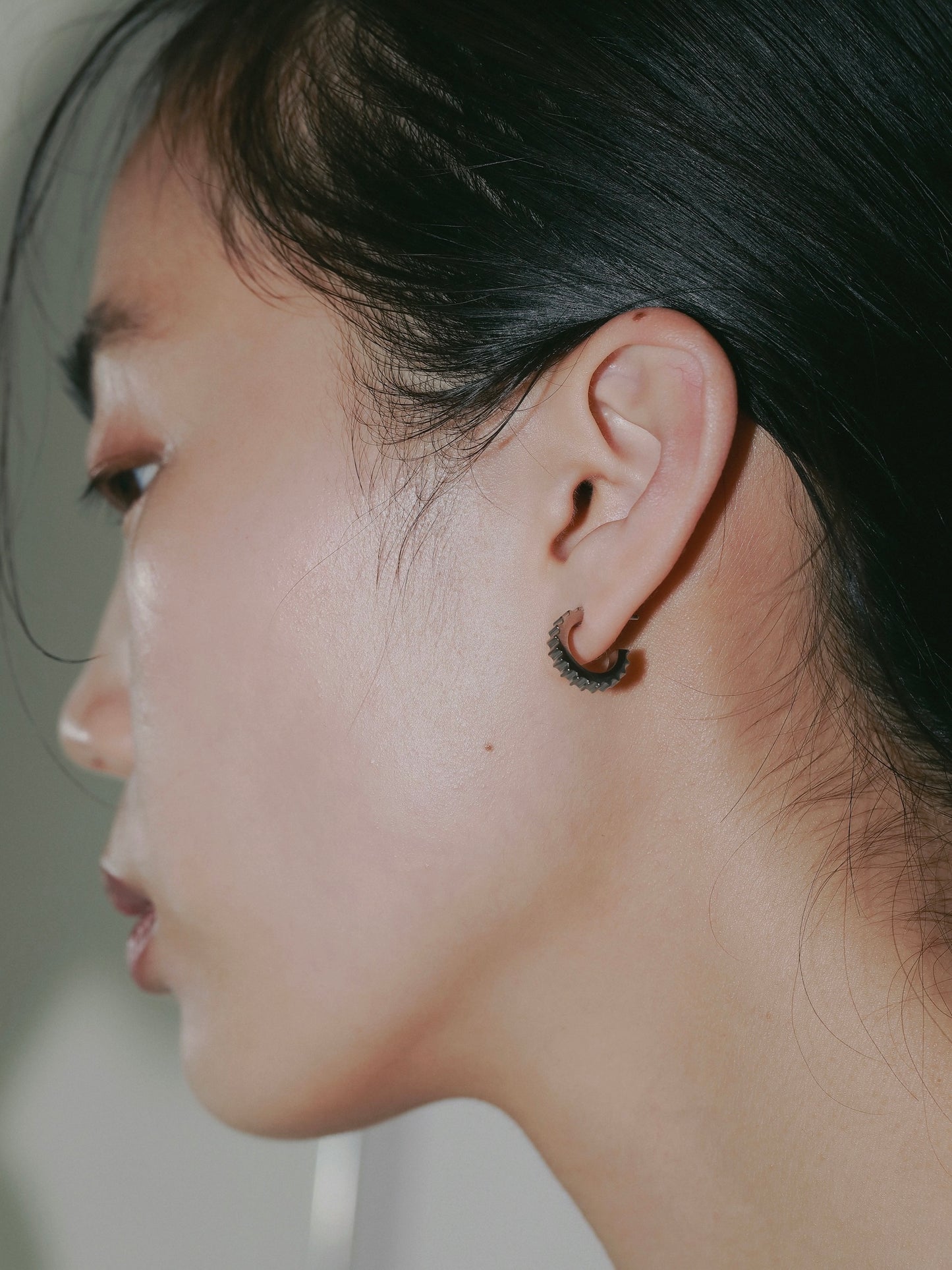 ［316L］Pleats Pierce (Silver)