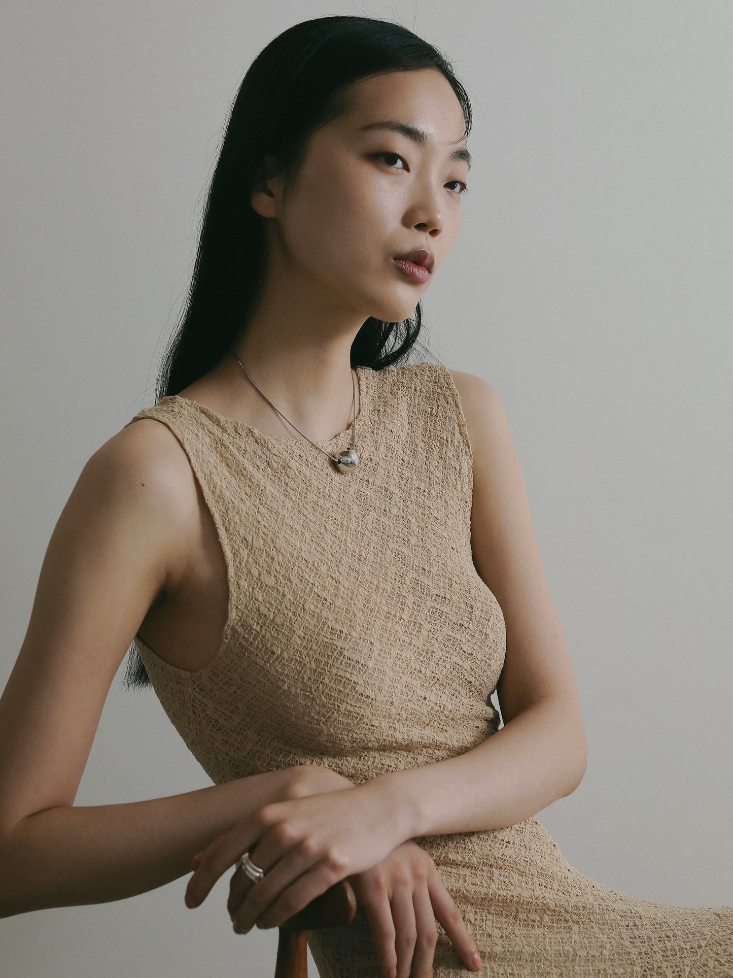 Ball snake Necklace (Silver)