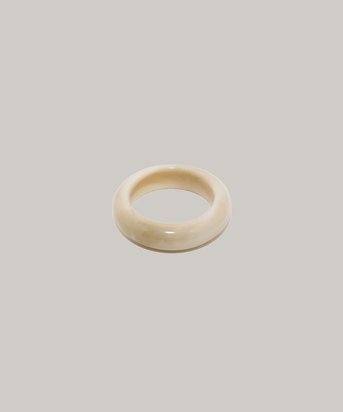 Marble simple Ring (Beige)