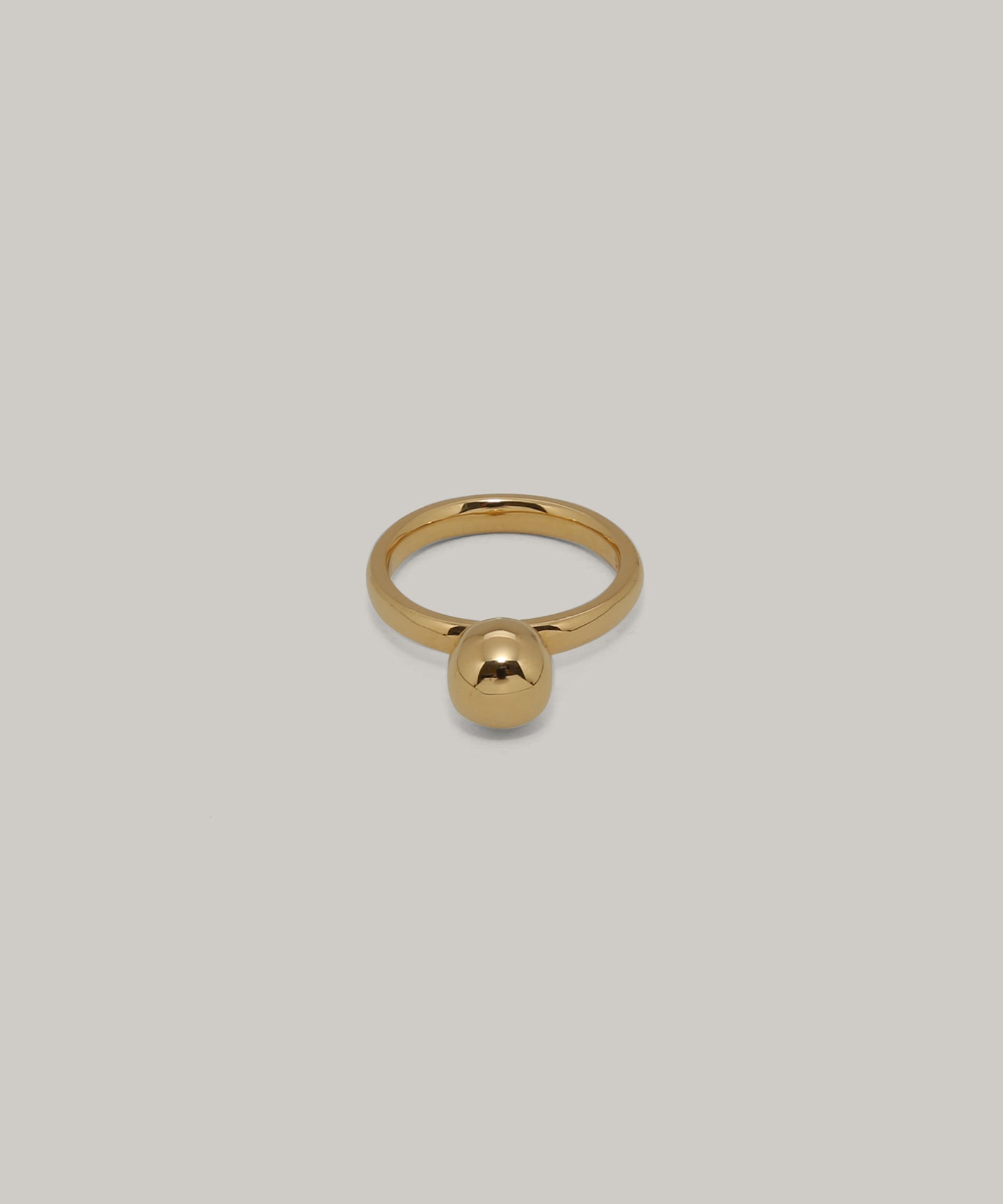 tres ［Silver925］Ball Ring (Gold) 1