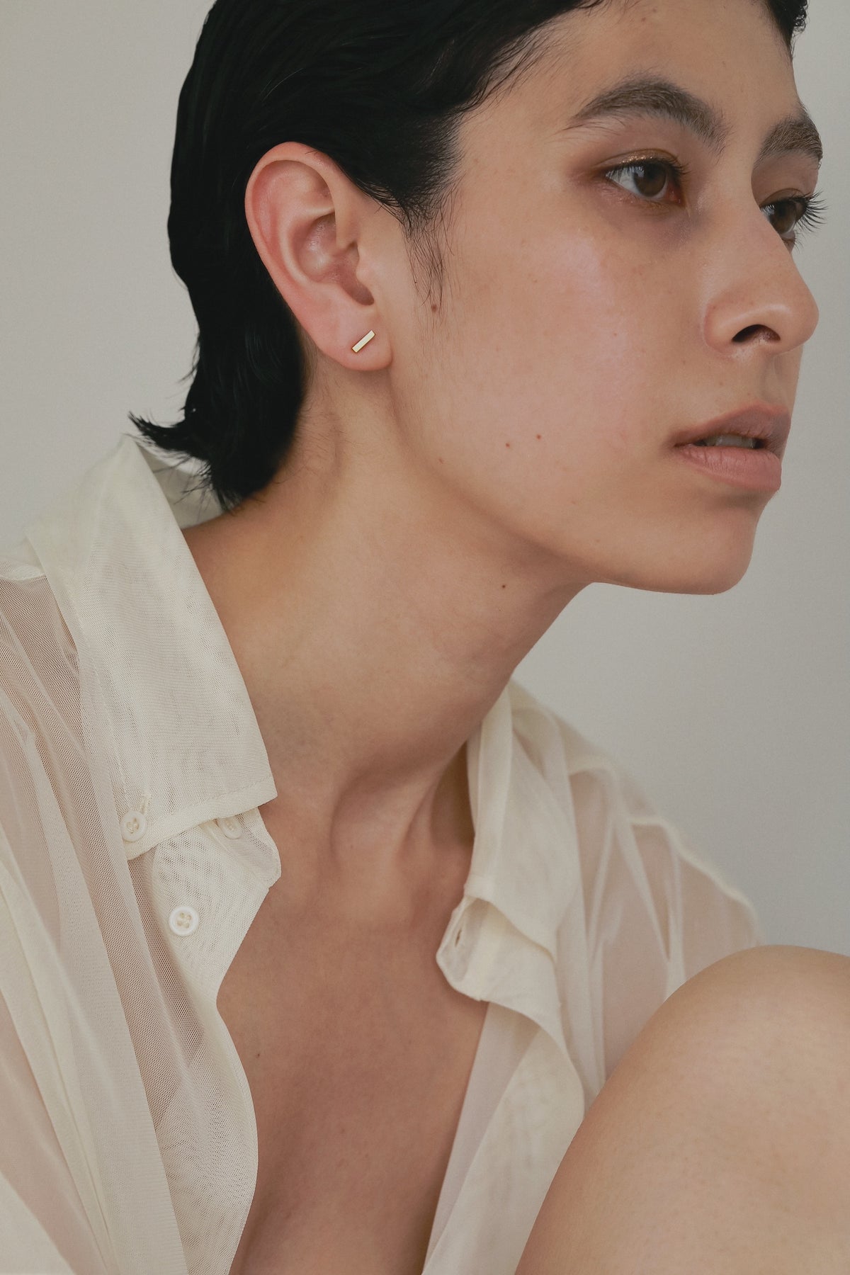 ［316L］Line Pierce (Gold)