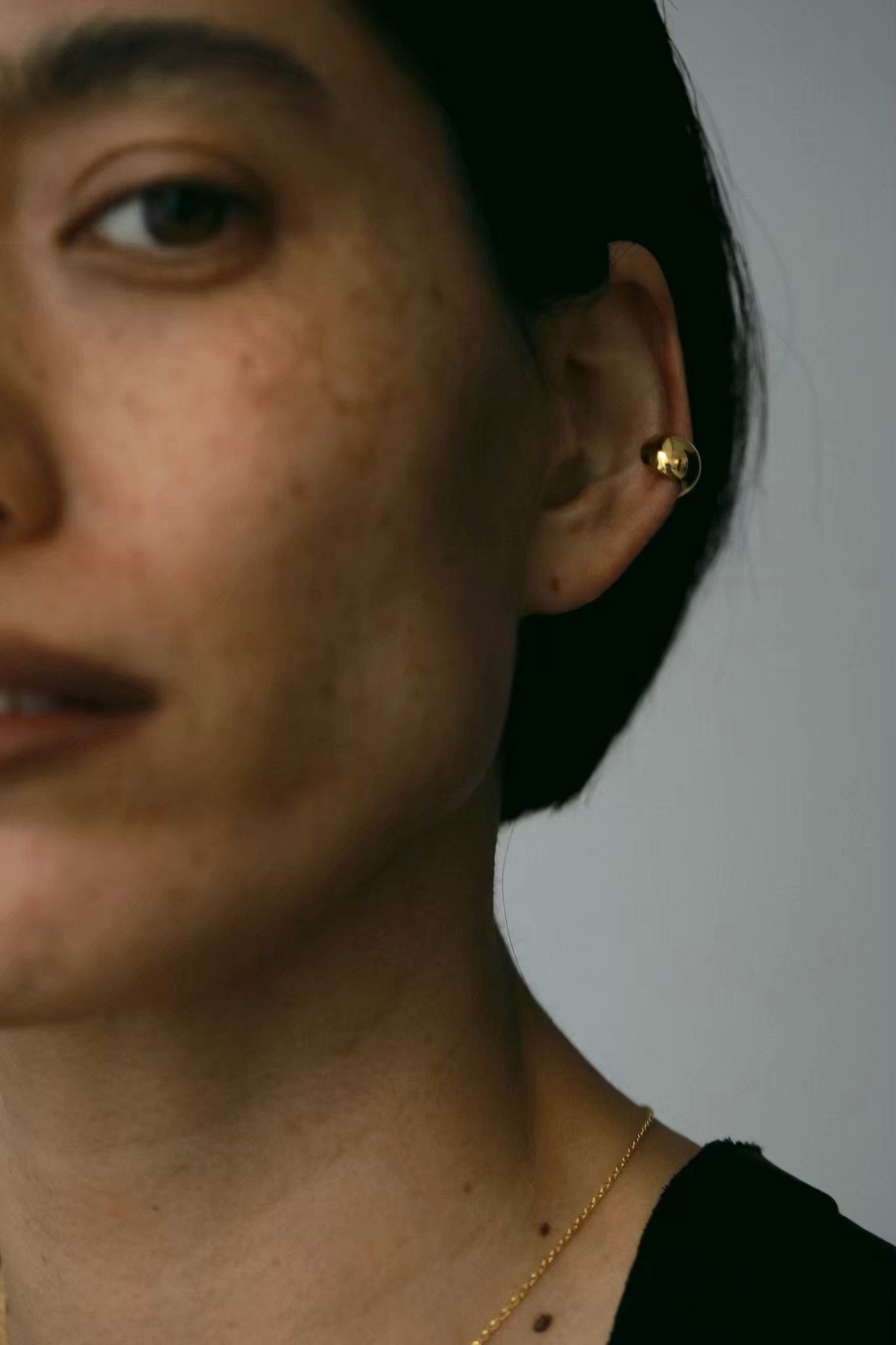 ［silver925］Orb Earcuff (Gold)
