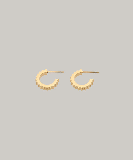 ［316L］Pleats Pierce (Gold)