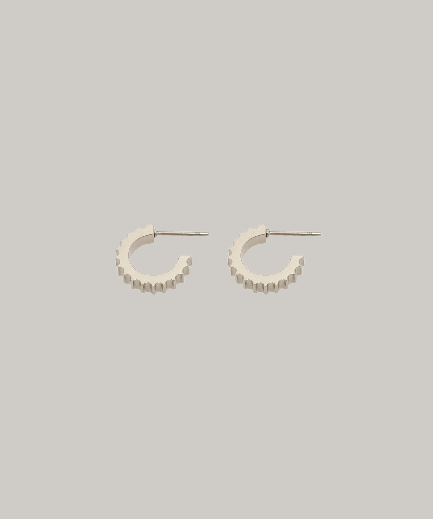 ［316L］Pleats Pierce (Silver)