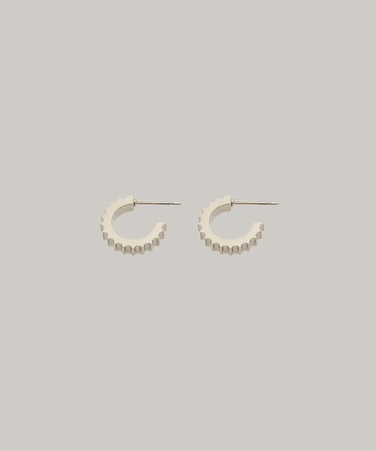 ［316L］Pleats Pierce (Silver)