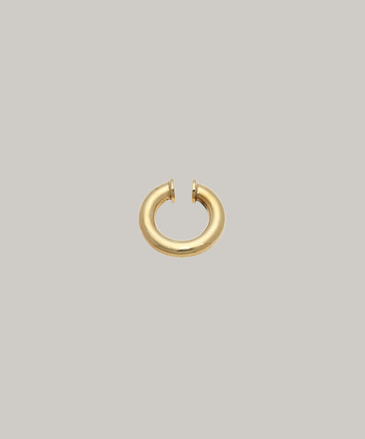 ［silver925］Middle pipe Earcuff (Gold)