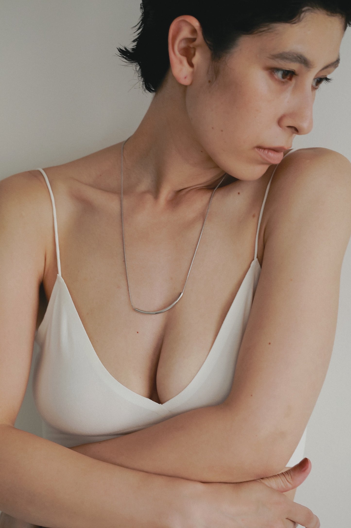 Plate Necklace (Silver)
