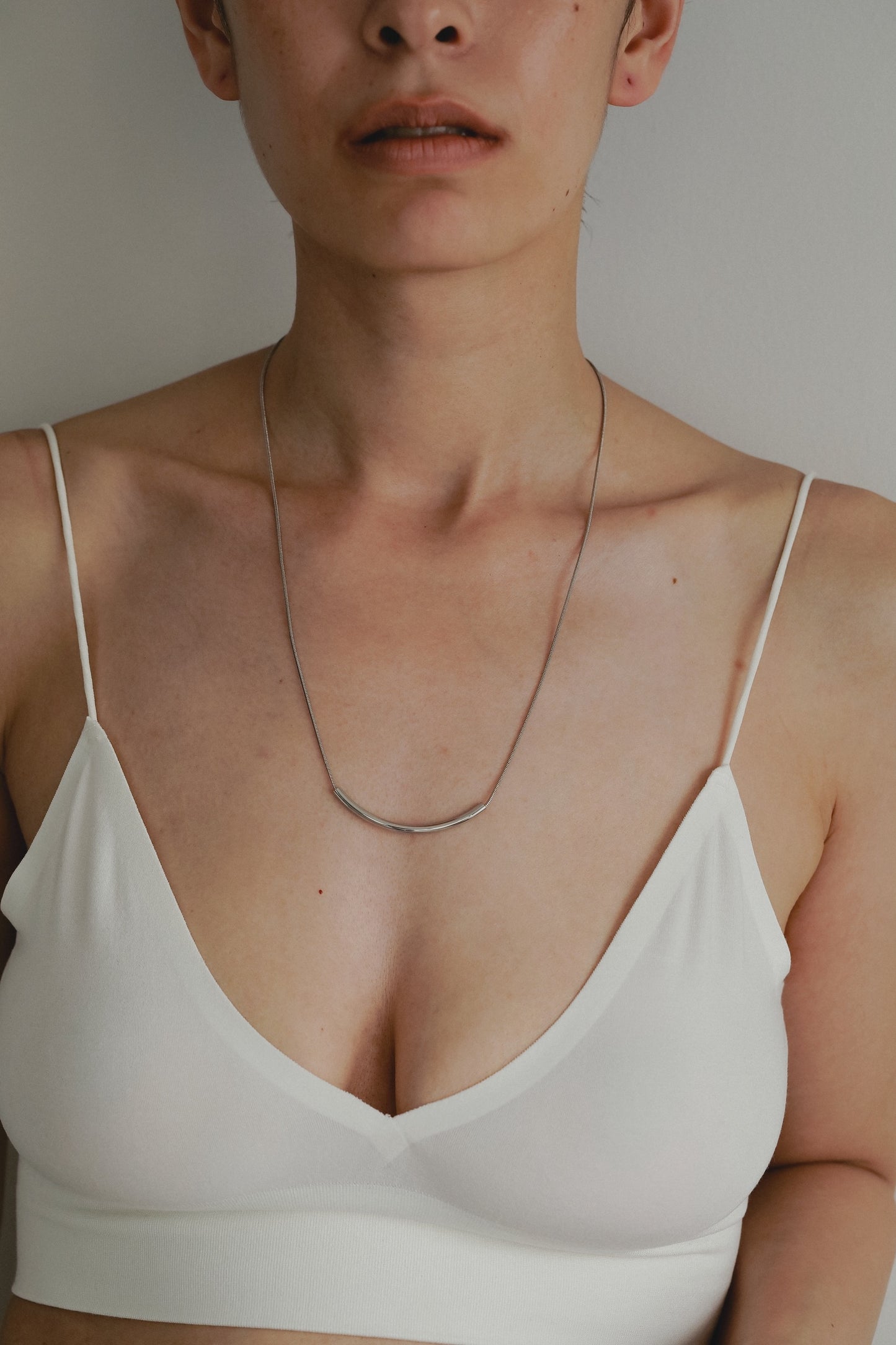 Plate Necklace (Silver)