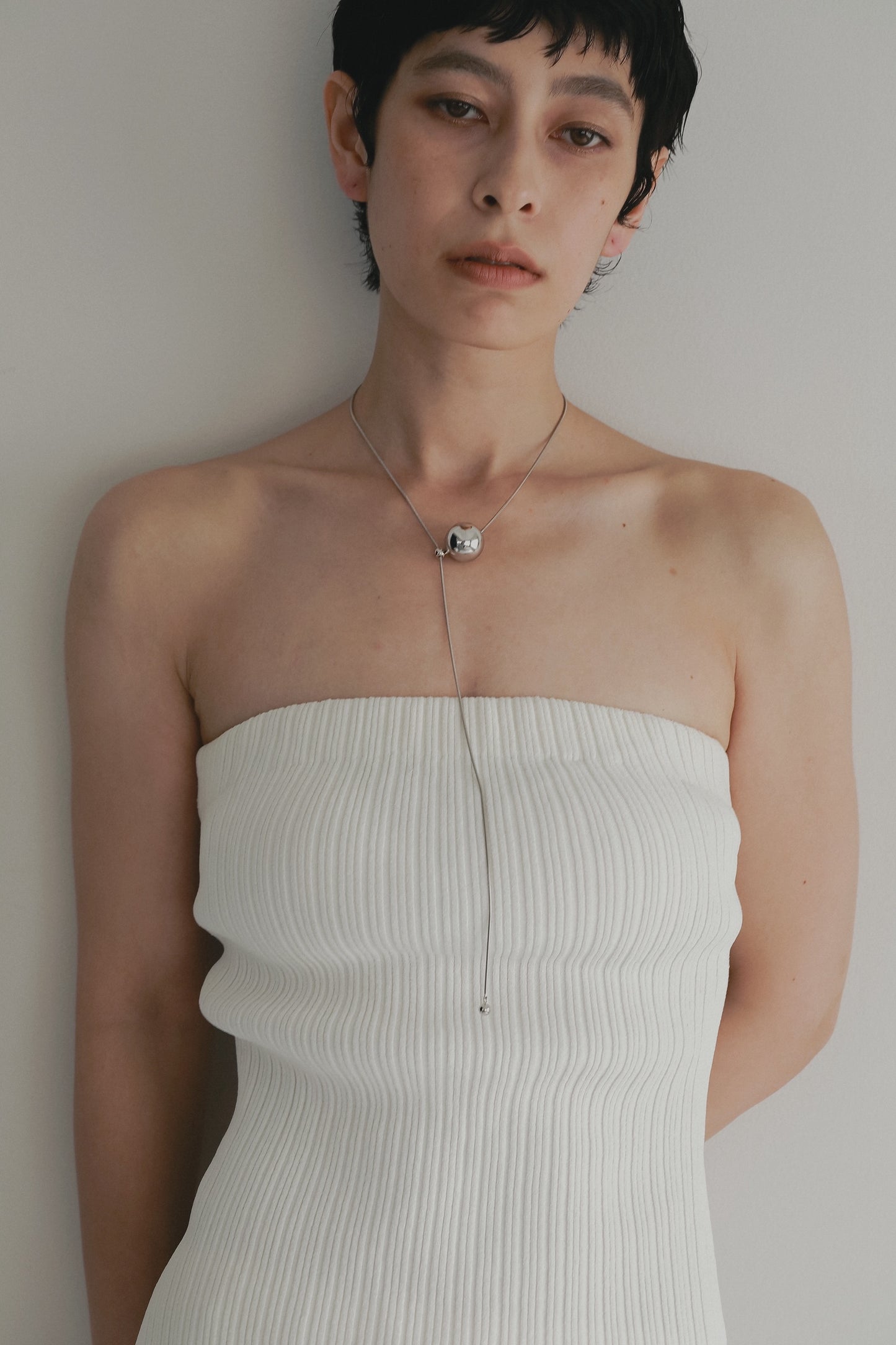 Ball snake Necklace (Silver)