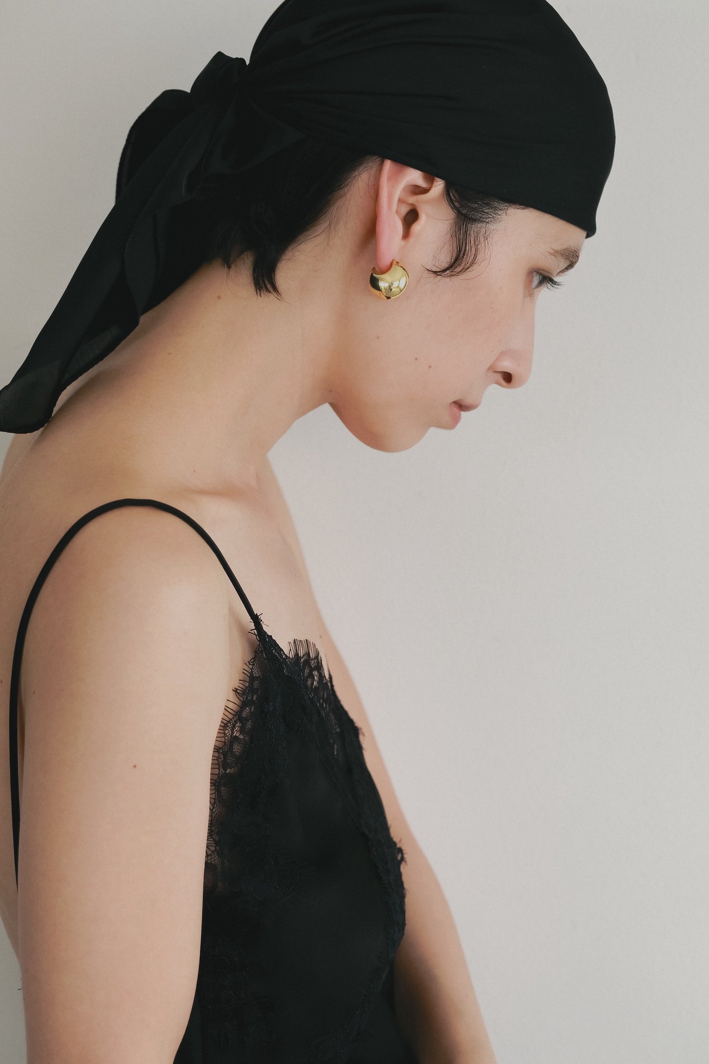 ［silver925］Half moon Pierce (Gold)