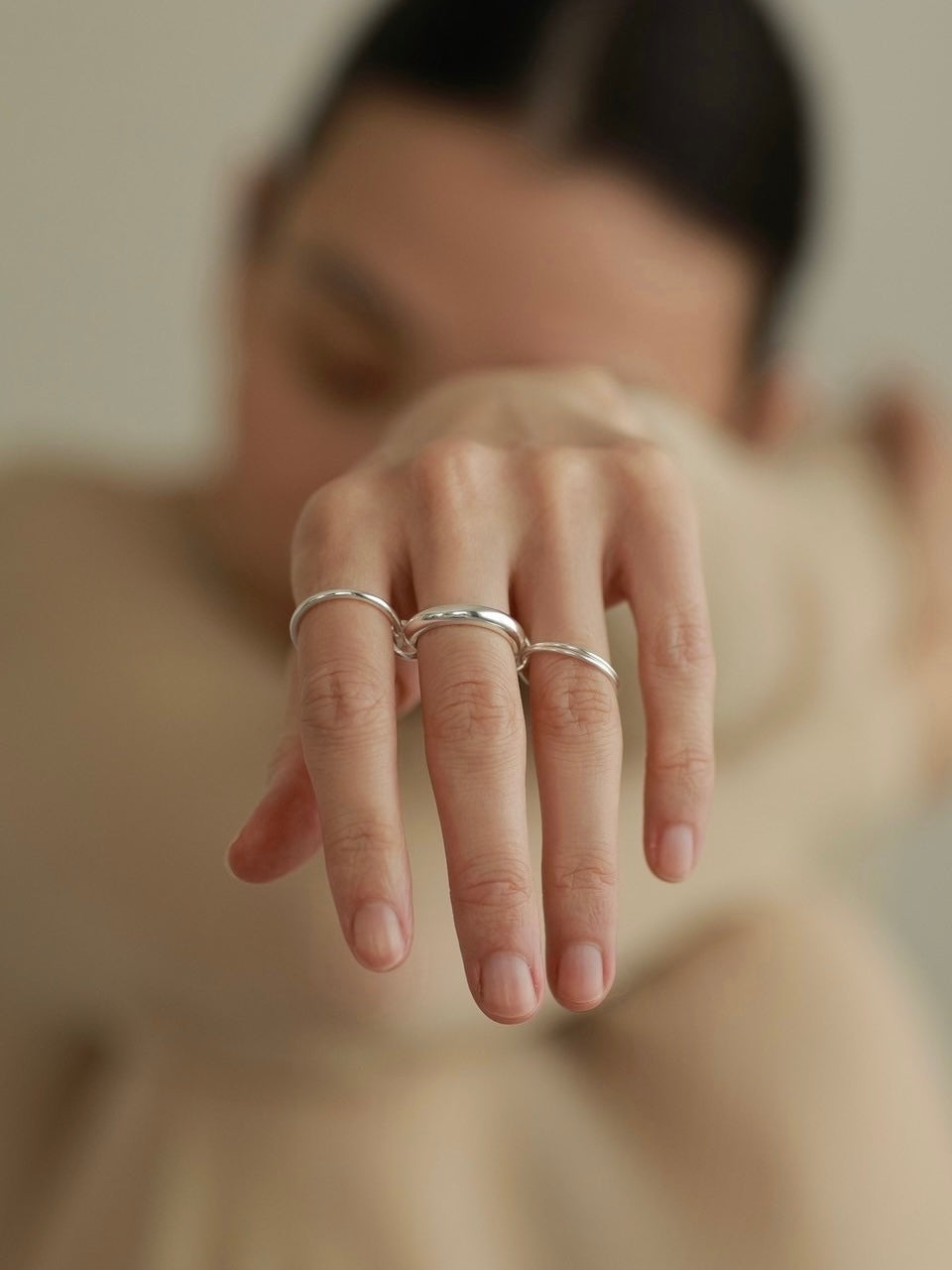 アクセサリー TRES Layered Ring silver925］Layered Ring (Silver) – TRES